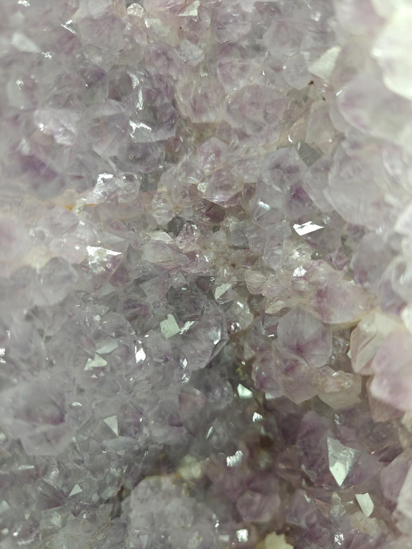 Large Amethyst Cathedral Cave - 25.15 lbs Brazilian Amethyst with UV Reactive Calcite | Statement Crystal Display Crystal Hoarder