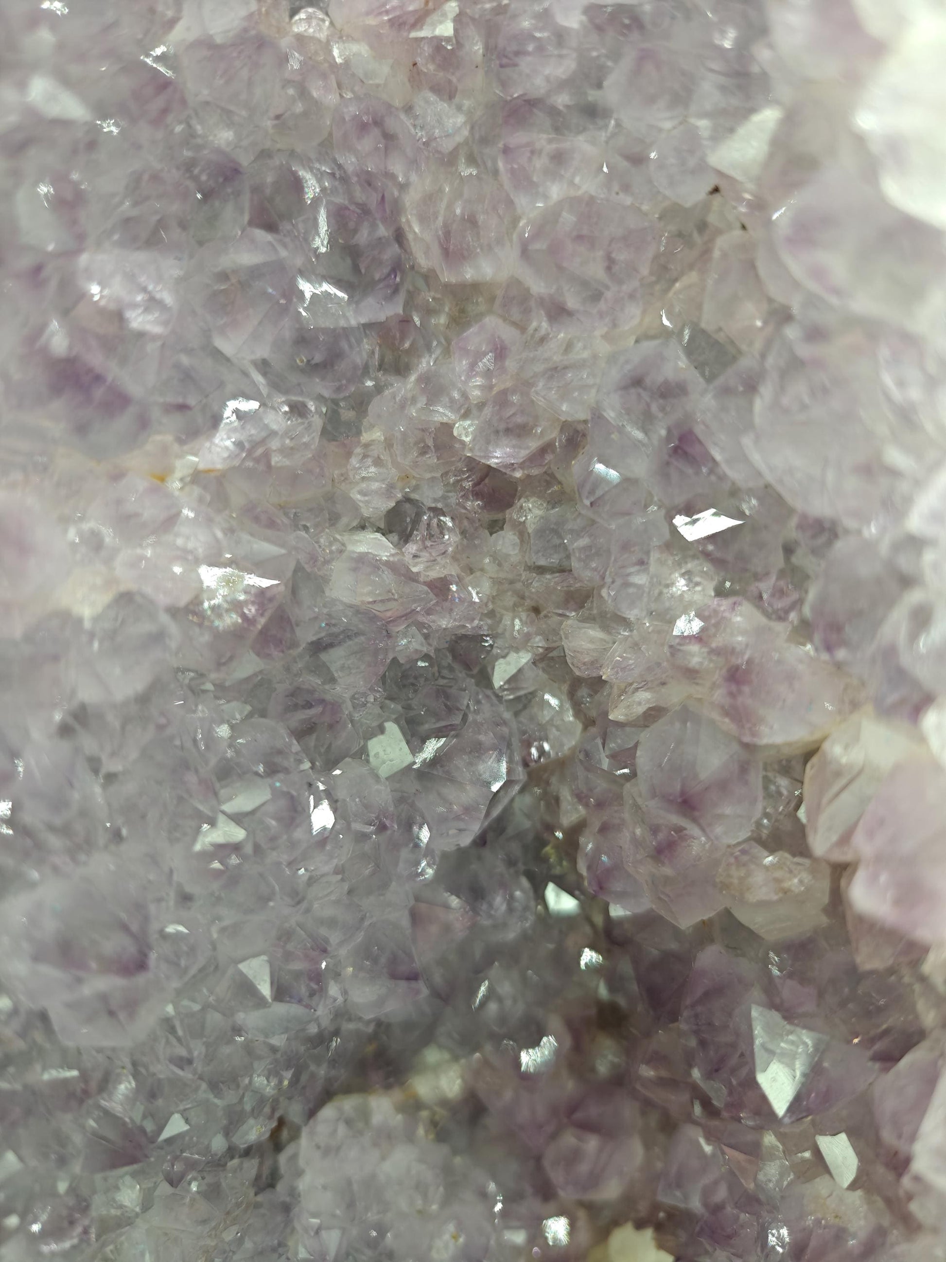Large Amethyst Cathedral Cave - 25.15 lbs Brazilian Amethyst with UV Reactive Calcite | Statement Crystal Display Crystal Hoarder