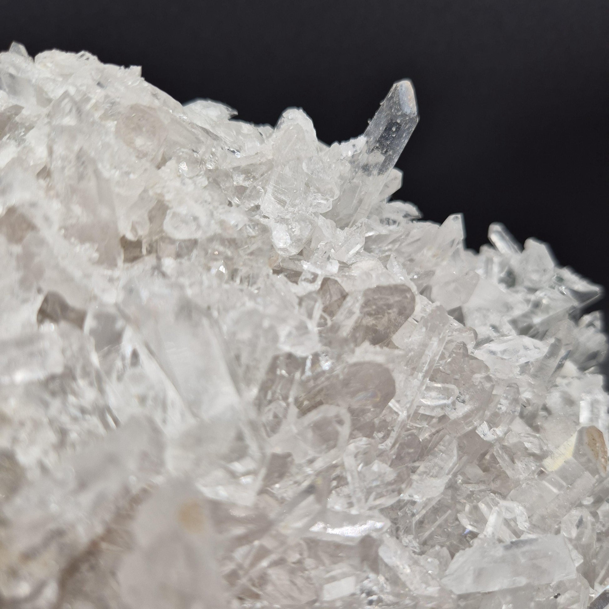 AAA+ Huge Lemurian Quartz Cluster Water Clear Points 10x8x6 10.75 lbs Colombia Crystal Hoarder