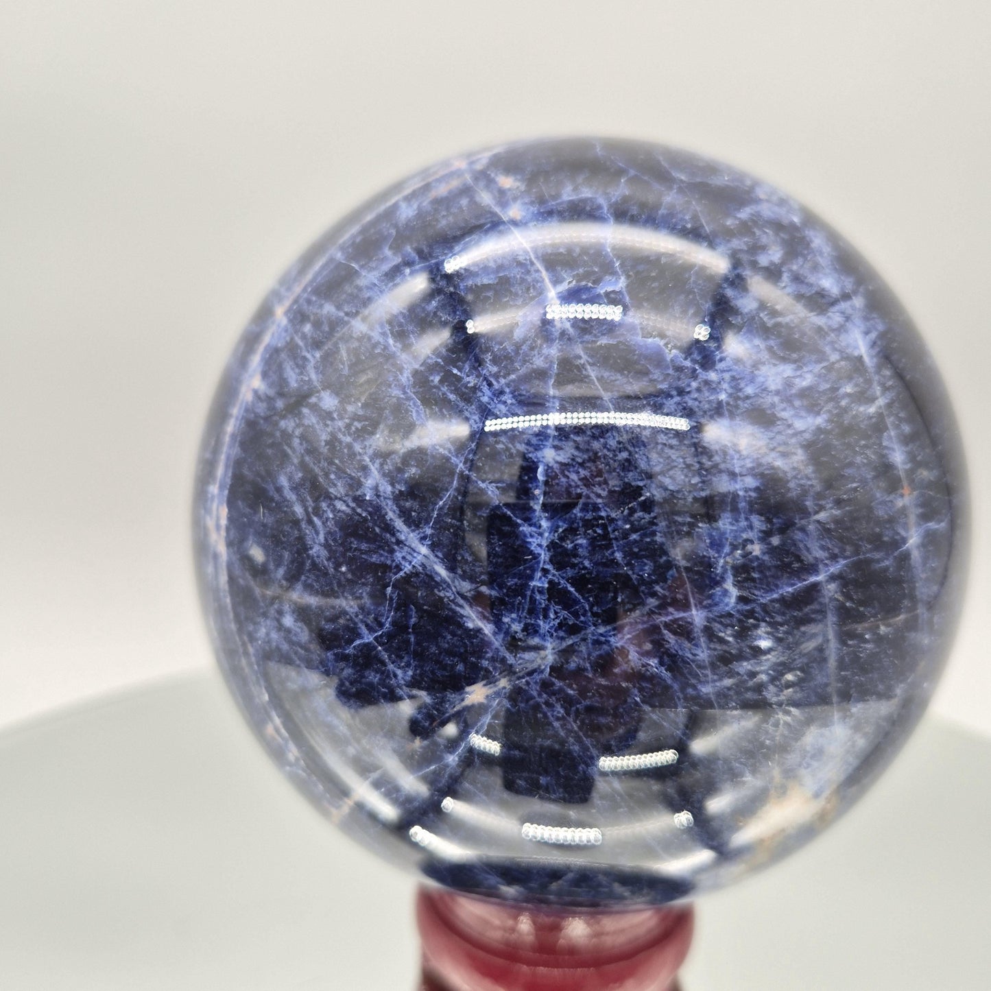 AAA+ Quality Dark Blue Sodalite Sphere – Deep Royal Blue Crystal Sphere Crystal Hoarder