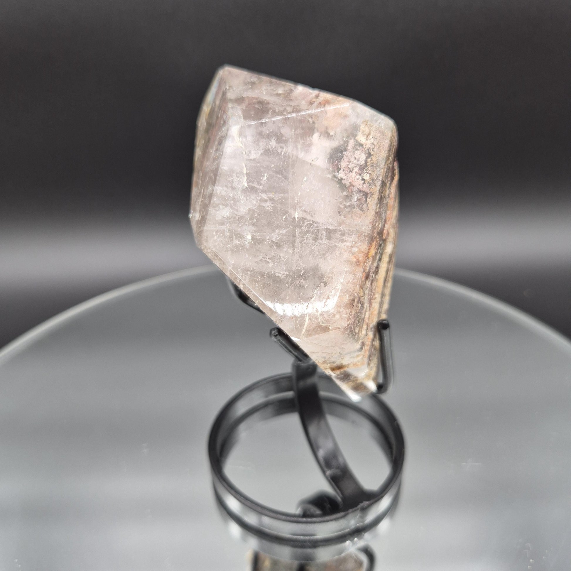AAA+ Light Smoky Quartz Garden Inclusion (Lodolite) - 0.94 lbs - 5 x 3in - Scenic Phantom Quartz - Brazil Crystal Crystal Hoarder