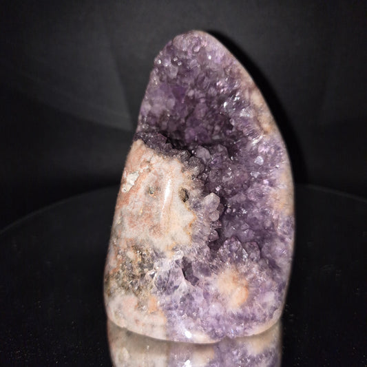 AAA+ Rare Bi-Color Purple Pink Amethyst Freeform Brazil 1.84 lbs 4.5x3.5x3 Collector Crystal Crystal Hoarder