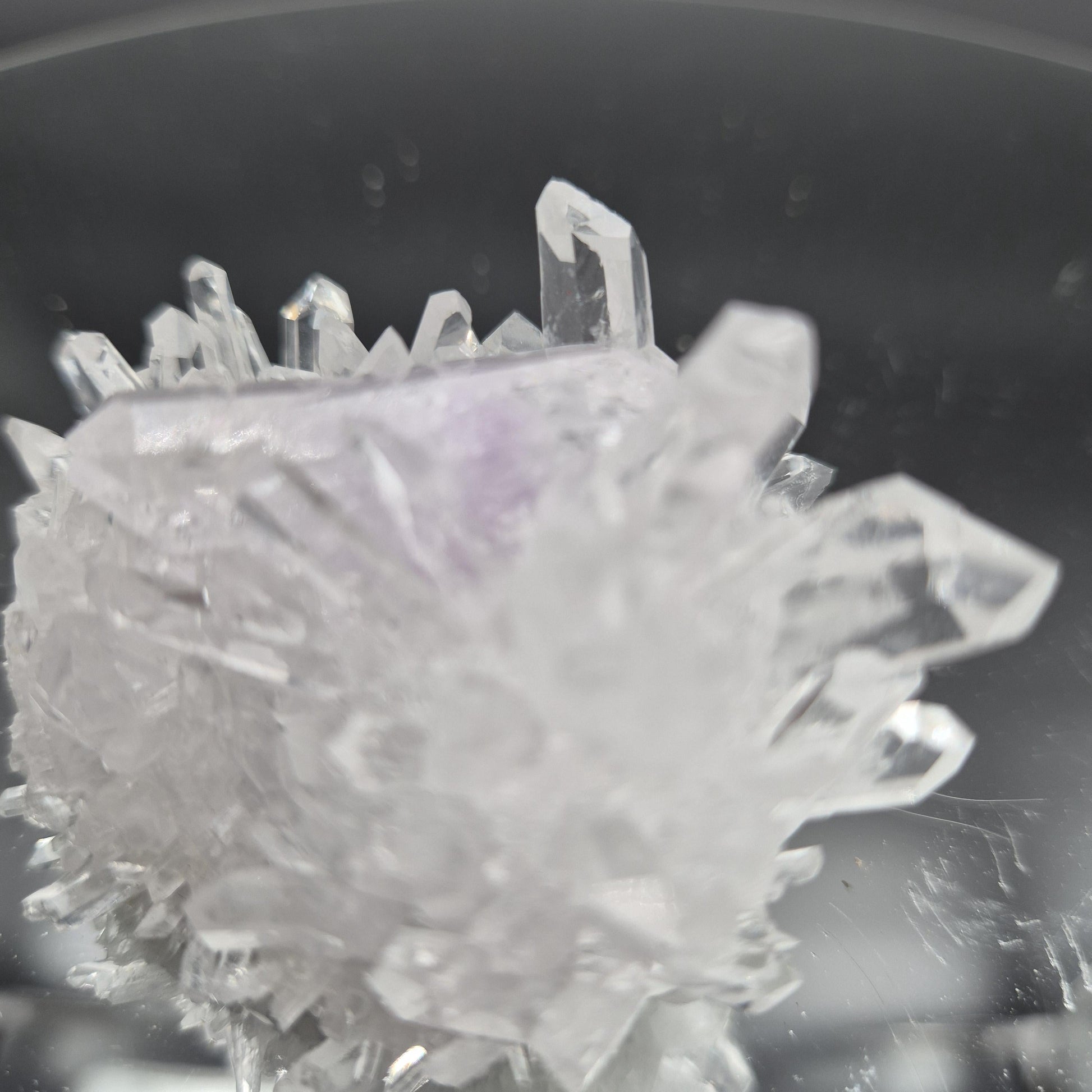 Rare AAA+ Double Terminated Phantom Amethyst Chrysanthemum Crystal Cluster | Natural Quartz Specimen | 4 oz Crystal Hoarder