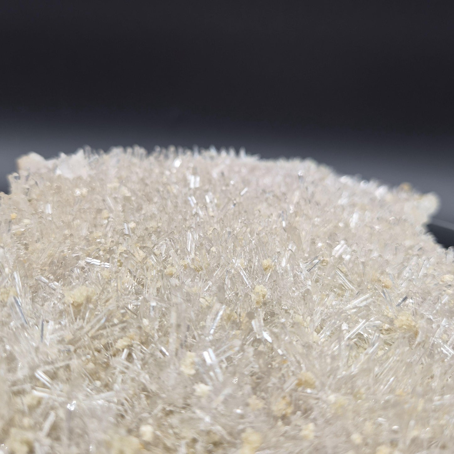 AAA+ Super Rare Lemurian Needle Quartz Plate Slab with Thousands of Needles Colombia 3.68 lbs Crystal Hoarder Crystal Hoarder