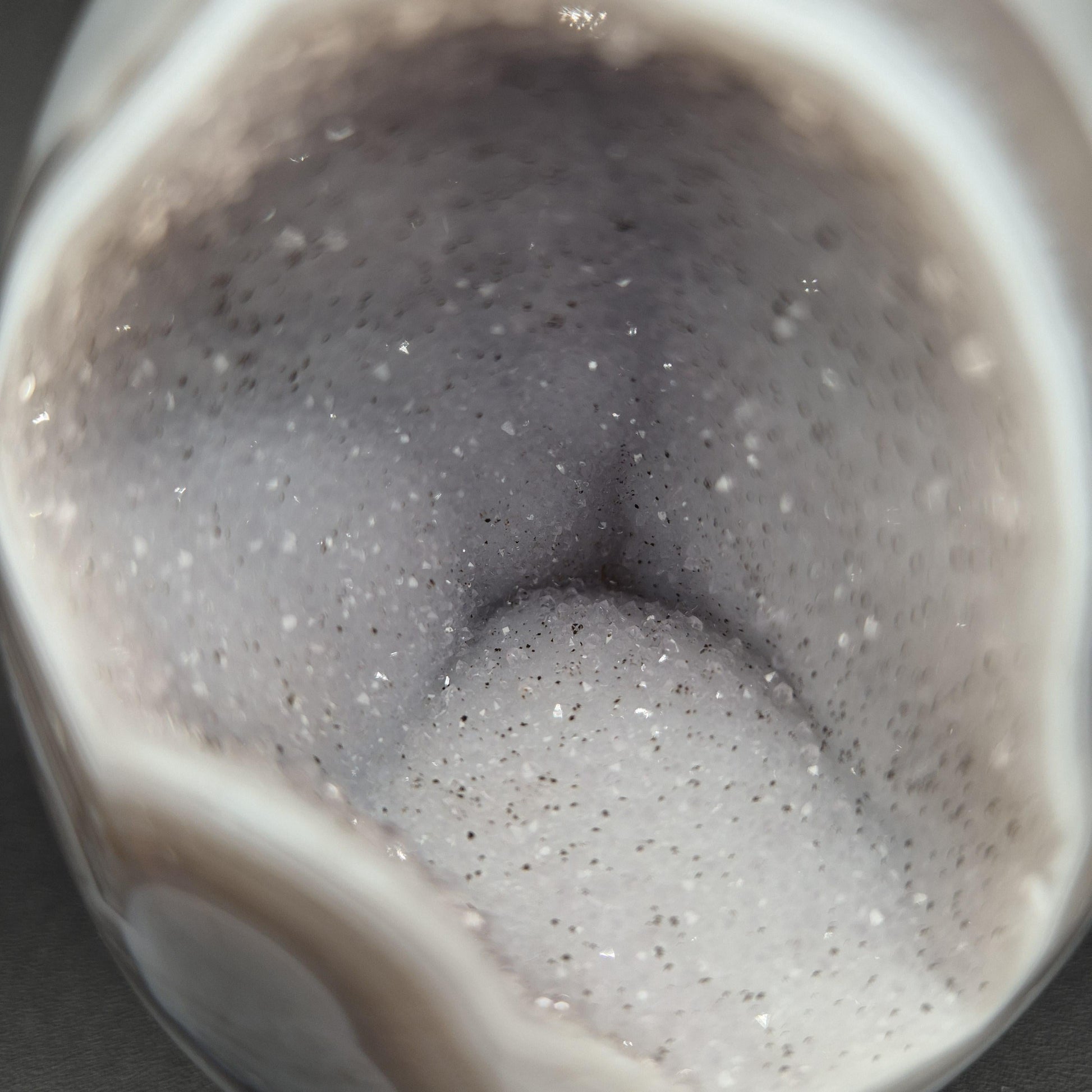 AAA+ Sugar Druzy Agate Egg with Baby Blue Agate | Uruguay Crystal | 1.47 lbs Crystal Hoarder