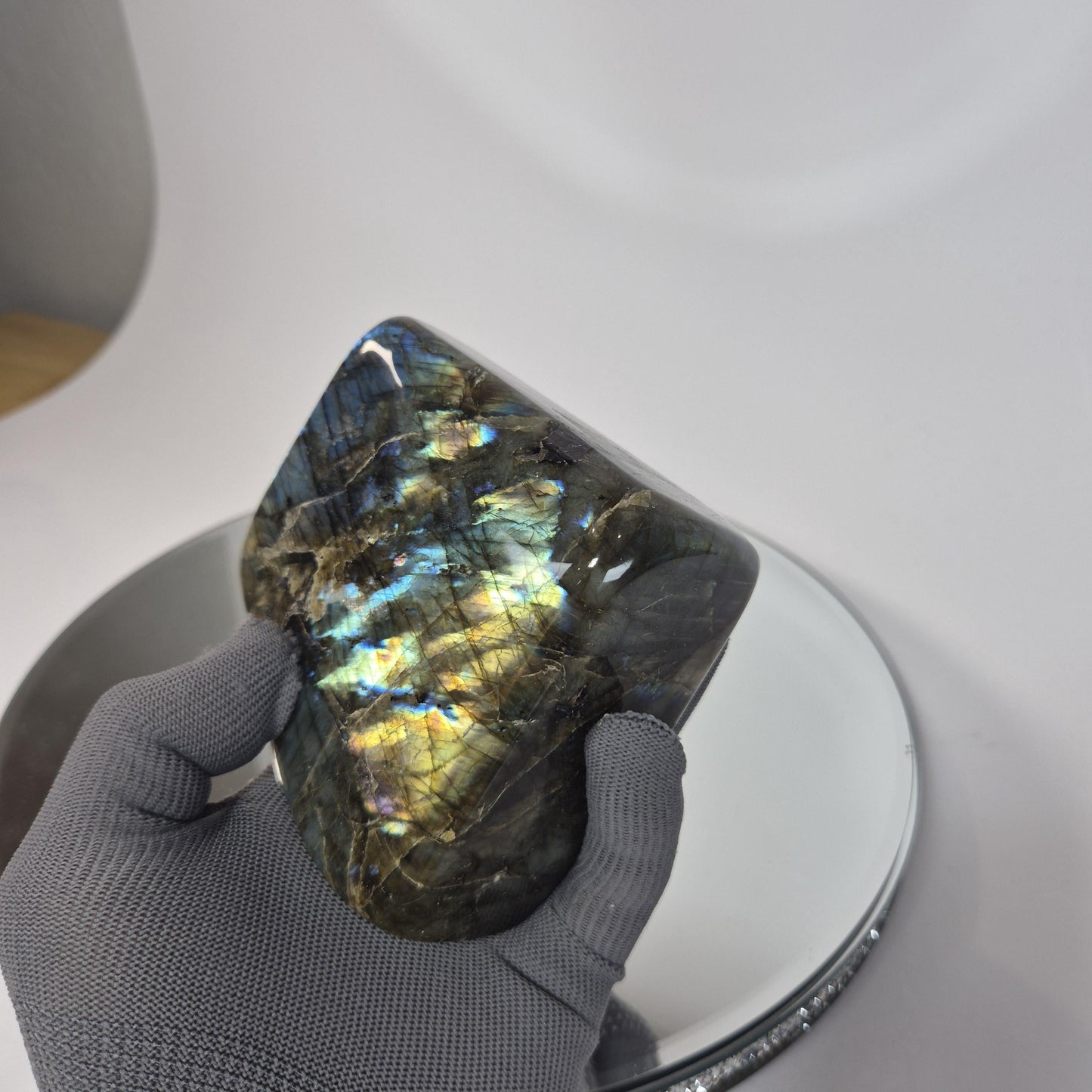 2.3 lb Labradorite Freeform - Strong Flash & Shimmer Crystal Hoarder