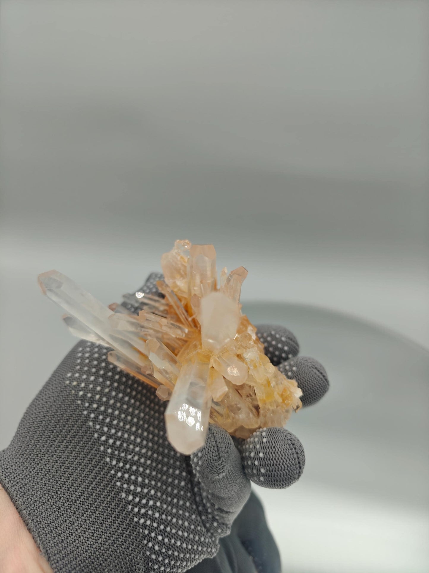 AAA+ Blue Smoke Golden Healer Lemurian Needle Cluster - Milton Mine, Colombia - 5 x 5in - 13.1 oz - Rare Crystal Specimen Crystal Hoarder