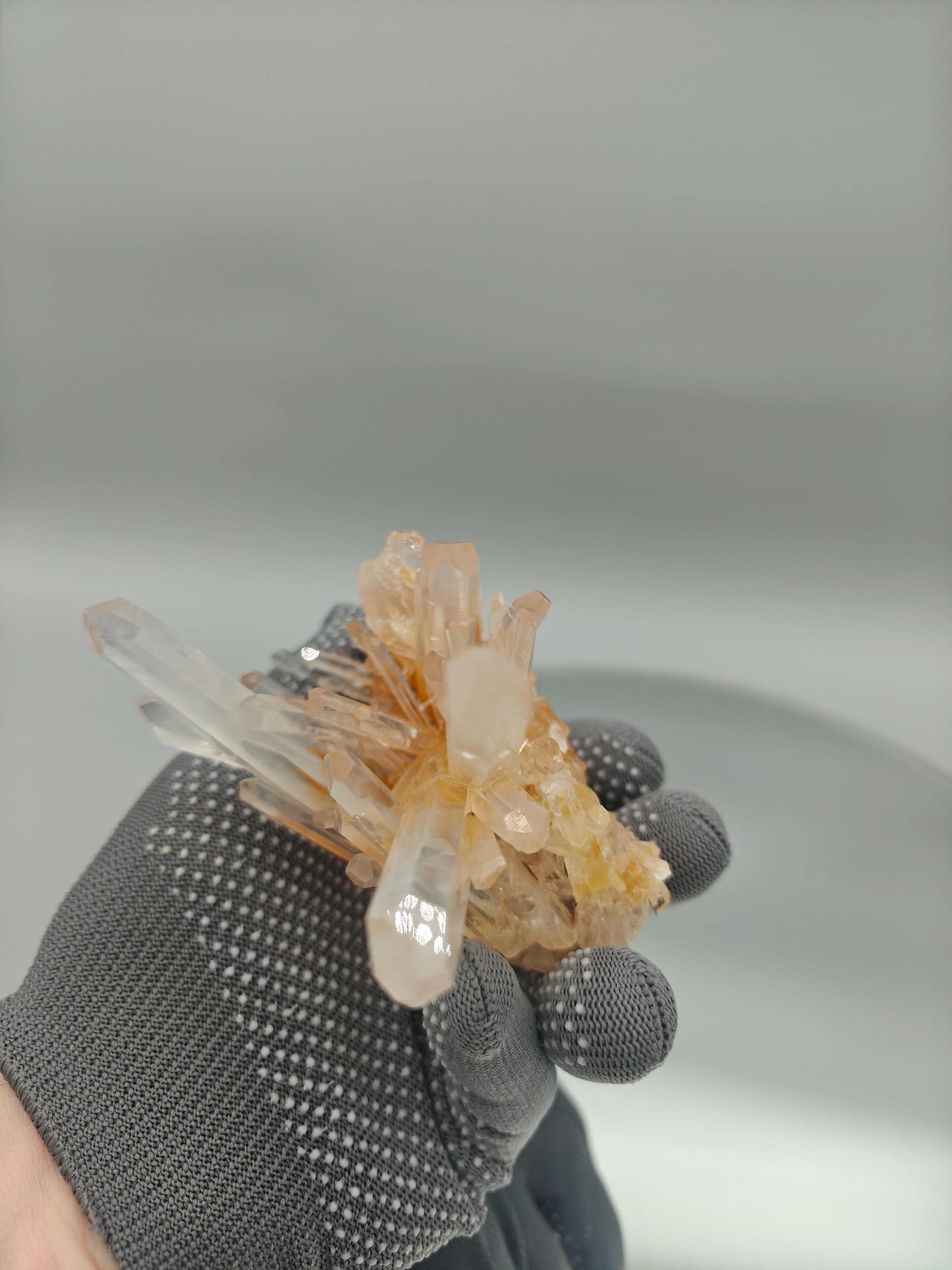 AAA+ Blue Smoke Golden Healer Lemurian Needle Cluster - Milton Mine, Colombia - 5 x 5in - 13.1 oz - Rare Crystal Specimen Crystal Hoarder