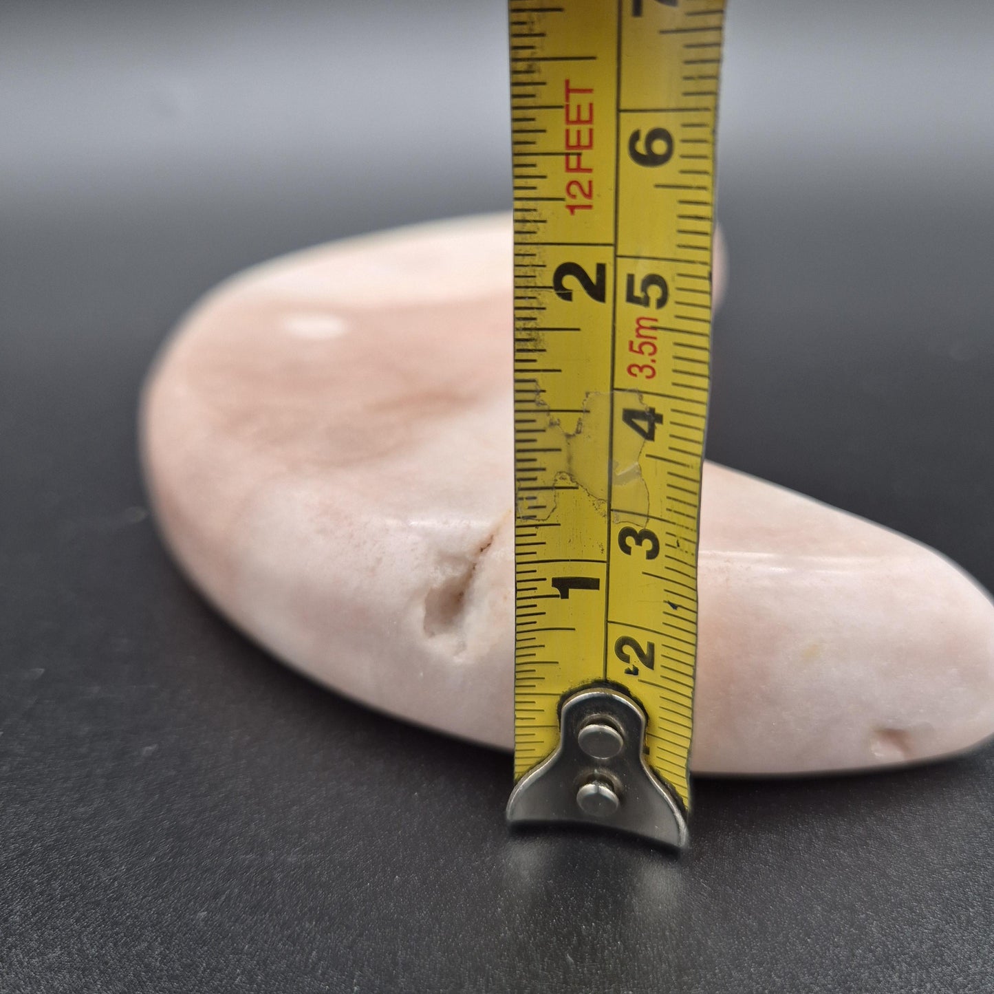 Pink Amethyst Moon | Brazilian Crystal Moon Carving | Natural Display Specimen Crystal Hoarder