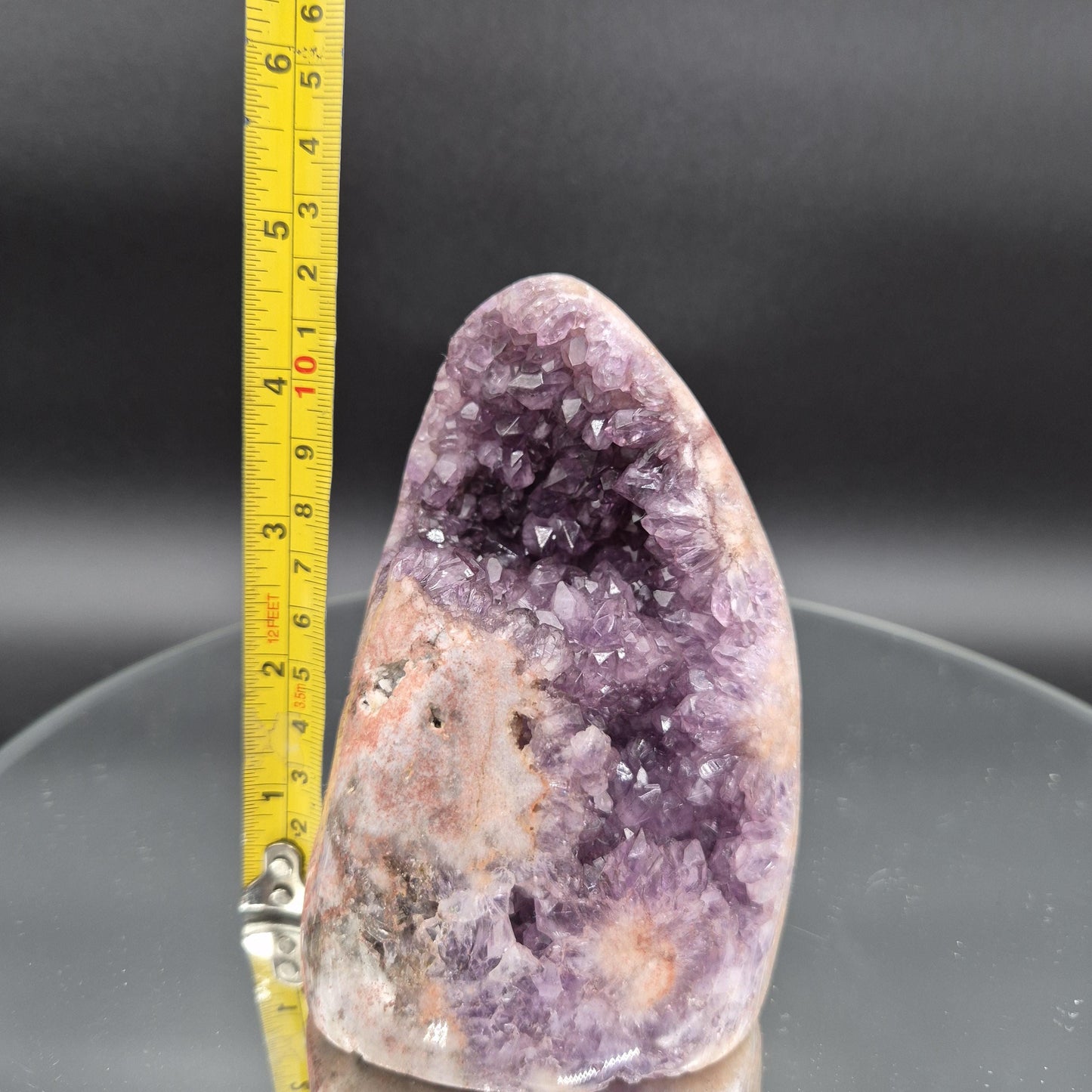 AAA+ Rare Bi-Color Purple Pink Amethyst Freeform Brazil 1.84 lbs 4.5x3.5x3 Collector Crystal Crystal Hoarder