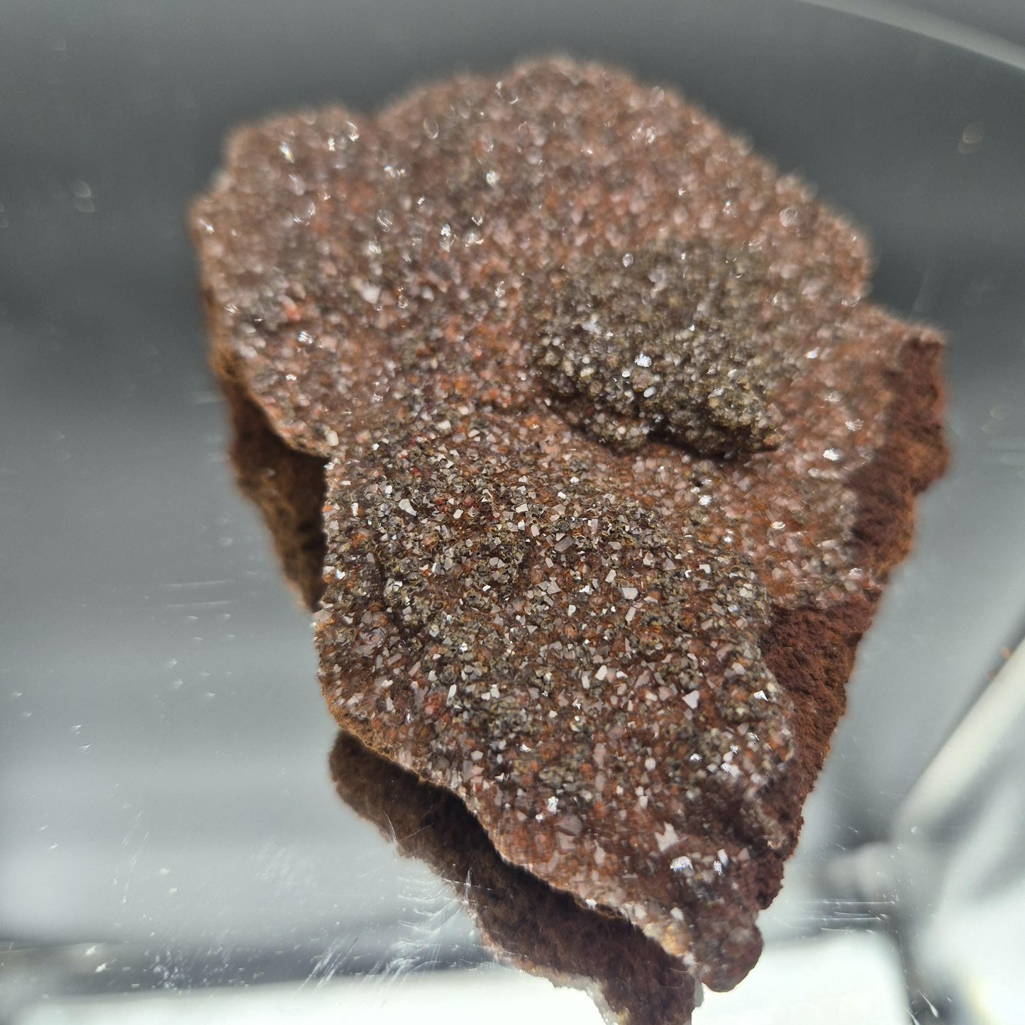 Rare AAA+ Red Sugar Diamond Calcite Crystal | Potosi Mine Mexico | 4.32 oz Crystal Hoarder