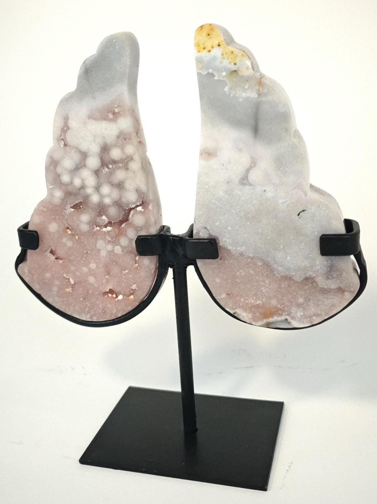 Pink Amethyst Angel Wings 8in Crystal Hoarder